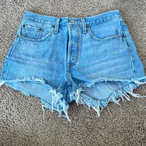 Levi High Rise 501 Shorts